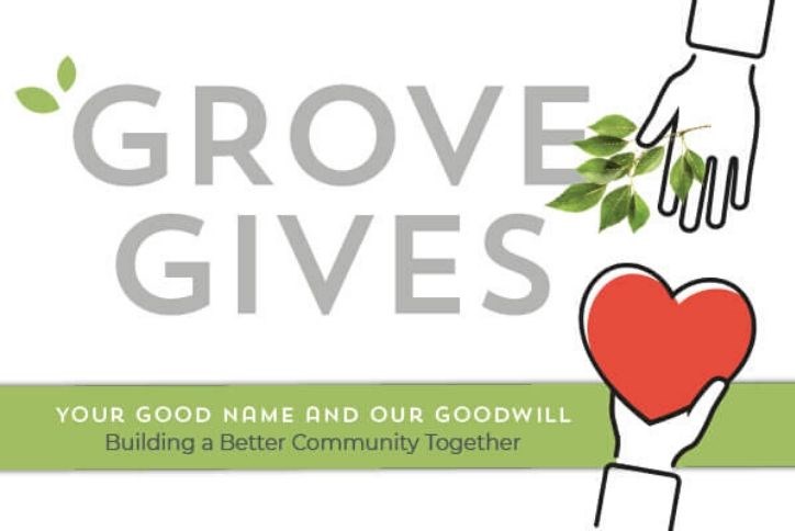 Grove Gives logo | The Grove Frisco