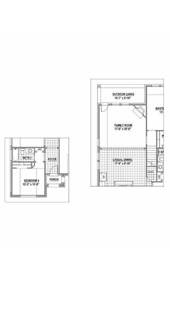 American Legend 1152 Floorplan Options in The Grove Frisco
