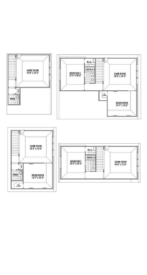 American Legend 1152 Floorplan Options 2 in The Grove Frisco