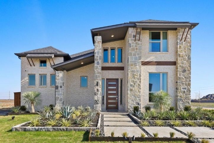 Greenbriar plan by Trophy Signature Homes at The Grove Frisco