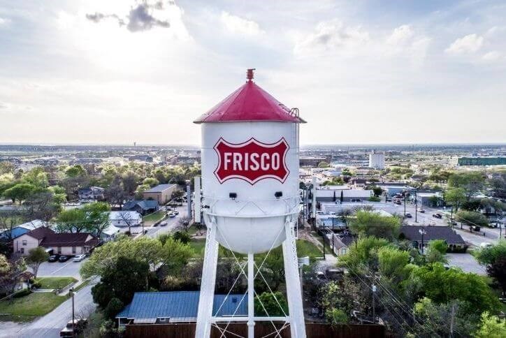 Frisco, TX water tower