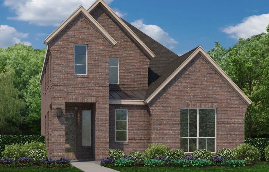 American Legend Plan 1155 Elevation B in The Grove Frisco