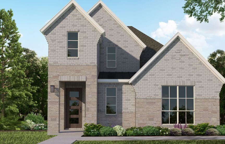 American Legend Plan 1403 Elevation B Stone in The Grove Frisco