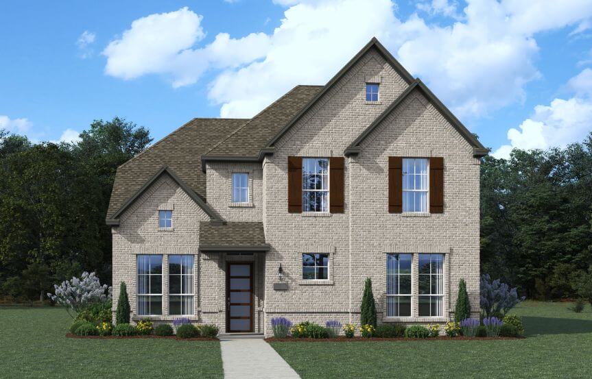 Chesmar Homes Medina Elevation A in TGF