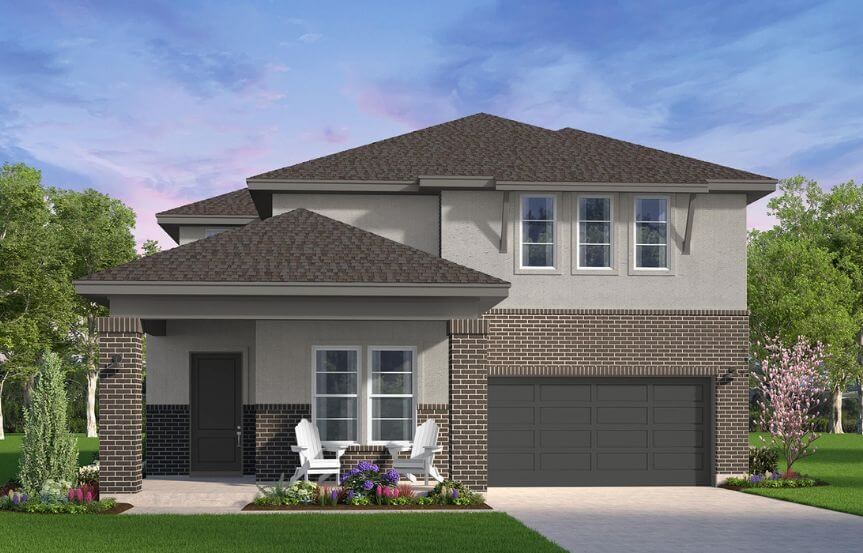 Brookfield Plan Elmhurst Modern Prairie B in TGF