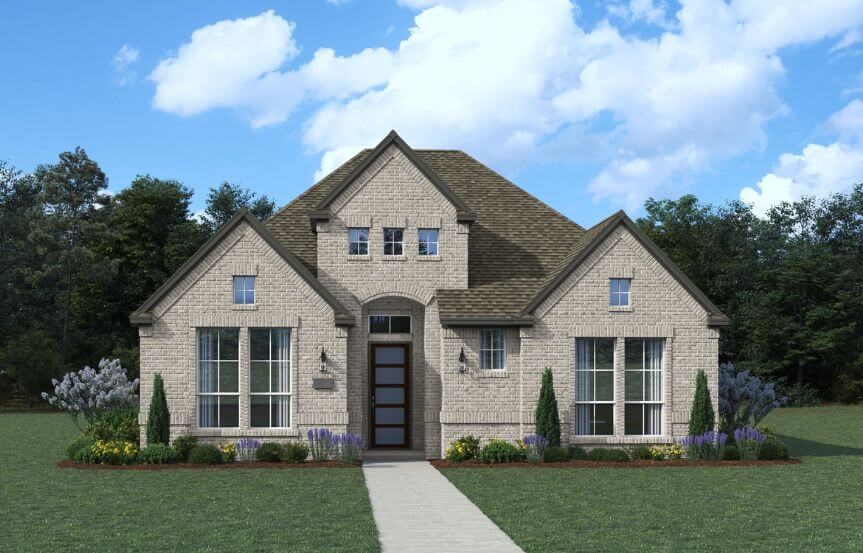 Chesmar Plan Danbury Elevation A in TGF