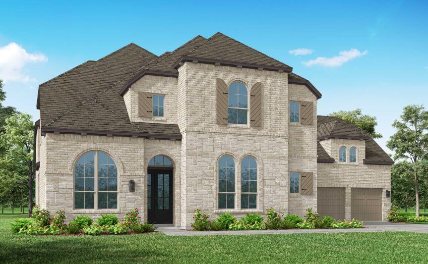 Highland Homes Plan 608 Elevation B in TGF