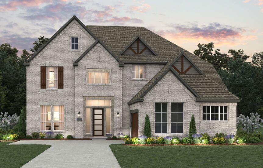 Chesmar Homes Lakewood Elevation A in TGF