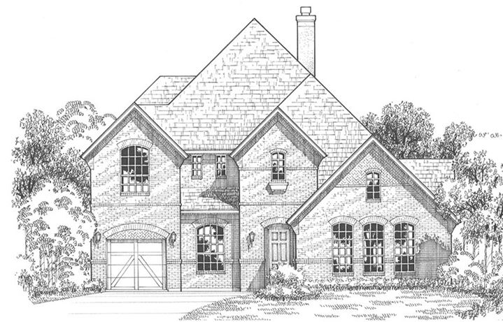 American Legend Plan 694 Elevation A in the Grove Frisco