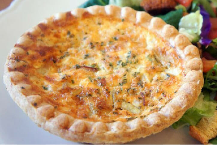 Four cheese quiche at Swirl Cafe and Bakery | The Grove Frisco