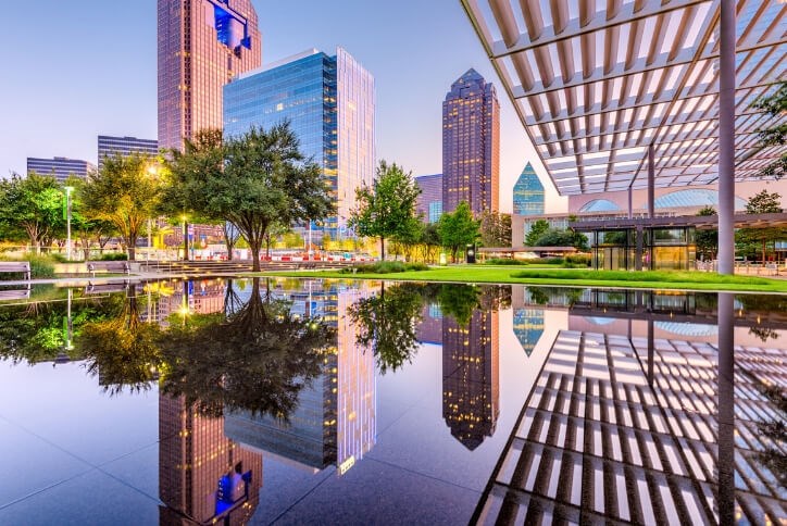 View of Dallas, TX | The Grove Frisco, TX