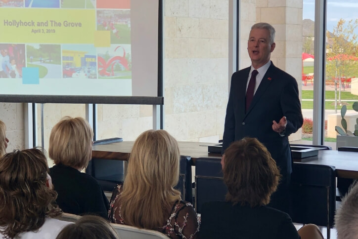 Ron Patterson, President of the Frisco Economic Development Corporation