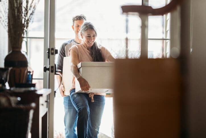 Couple moving into new home | The Grove Frisco, a new home community in Frisco, TX