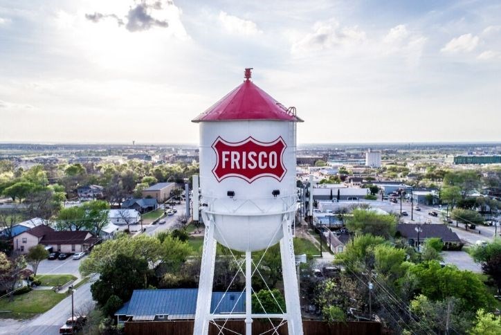 Frisco water tower | The Grove Frisco