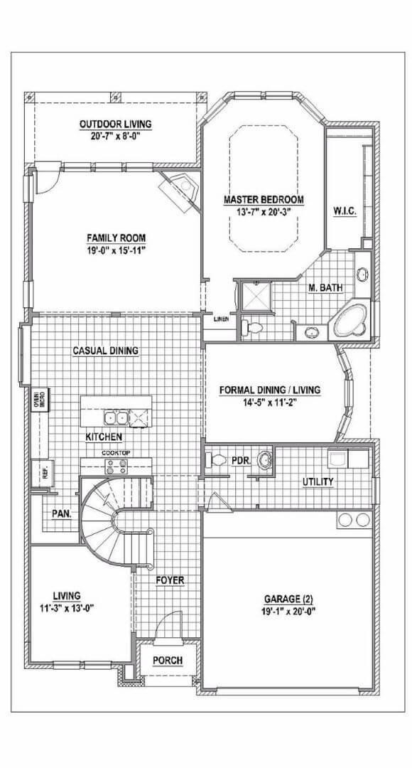 American Legend Plan 115 First Floor in The Grove Frisco