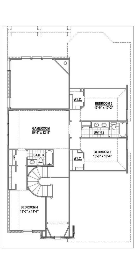 American Legend Plan 115 Second Floor in The Grove Frisco