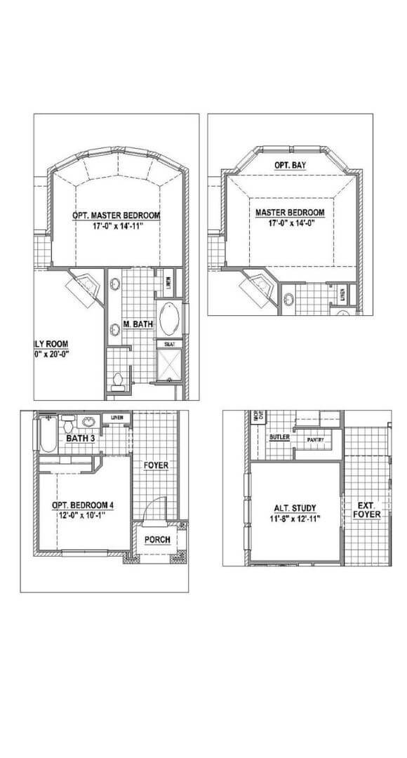 American Legend Plan 1155 Options in The Grove Frisco