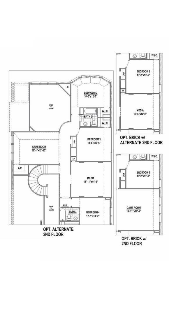 American Legend Floorplan 116 Options in The Grove Frisco