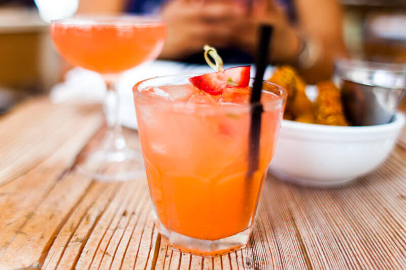 Cocktails at Frisco Texas restaurant near the Grove Frisco community