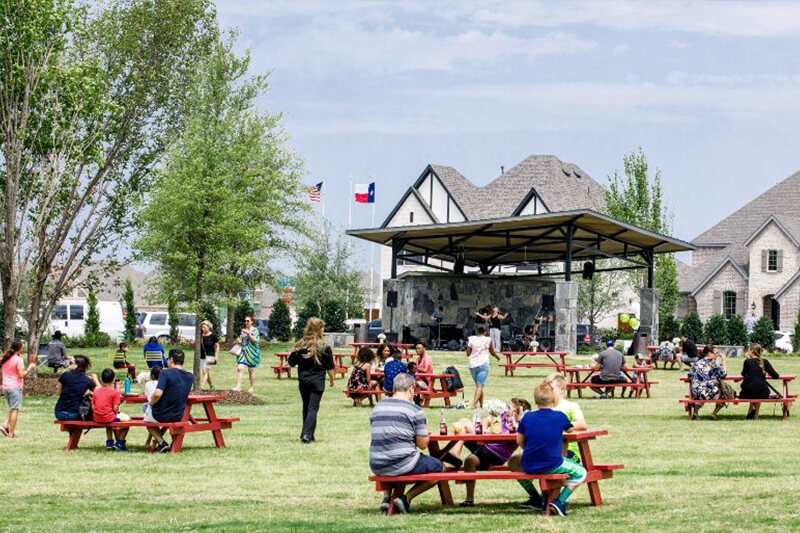 Resident event at The Grove Frisco new home community in Frisco, Texas