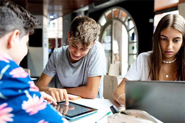 Kids at private school in Frisco, Texas