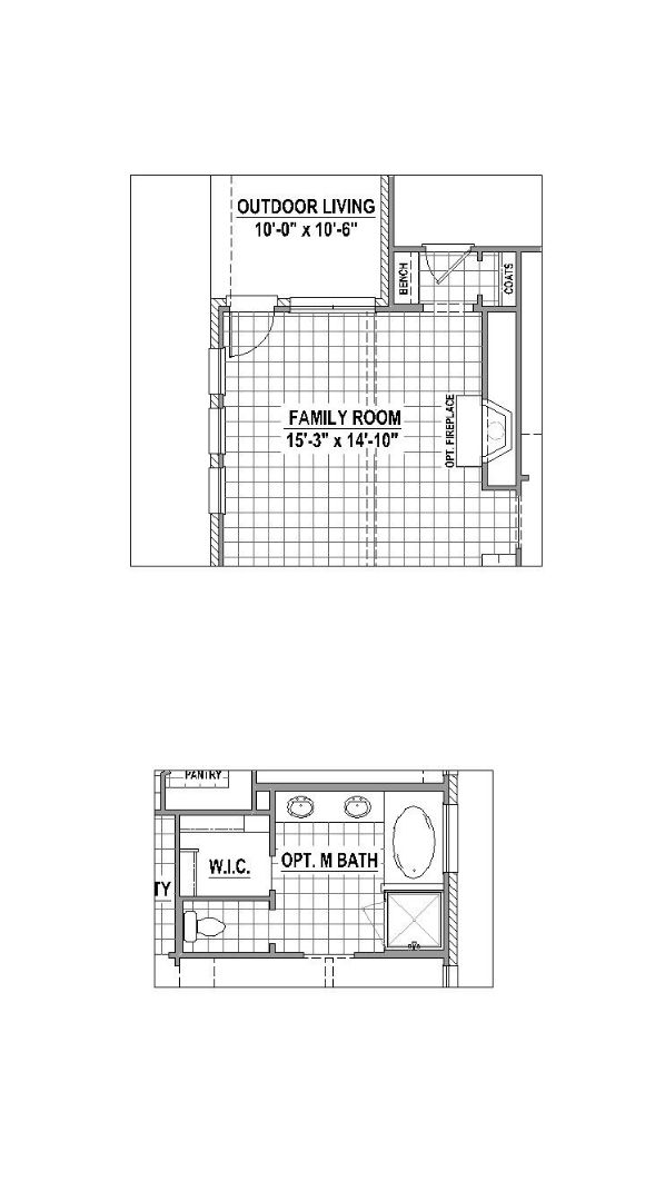 American Legend Plan 1401 Floorplan Options in the Grove Frisco
