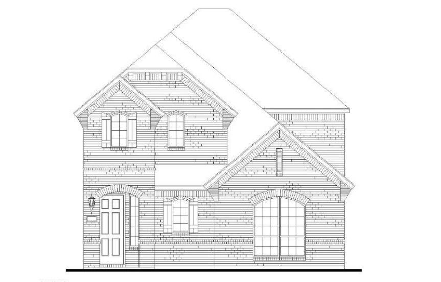 American Legend Plan 1403 Elevation A in the Grove Frisco