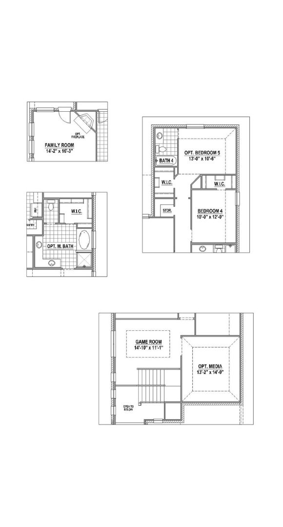 American Legend Plan 1403 Floorplan Options in the Grove Frisco