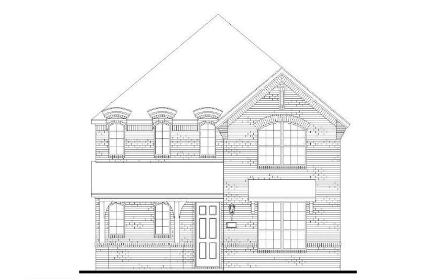 American Legend Plan 1404 Elevation A in The Grove Frisco