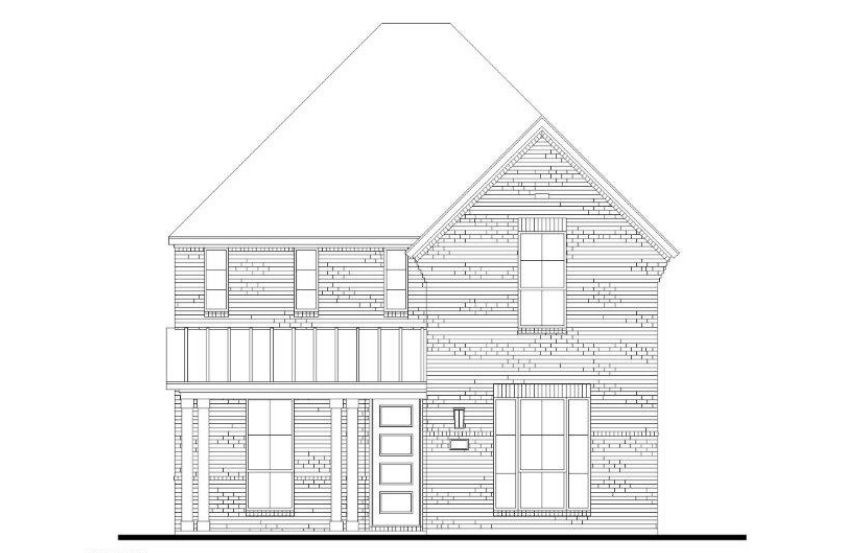 American Legend Plan 1404 Elevation B in The Grove Frisco