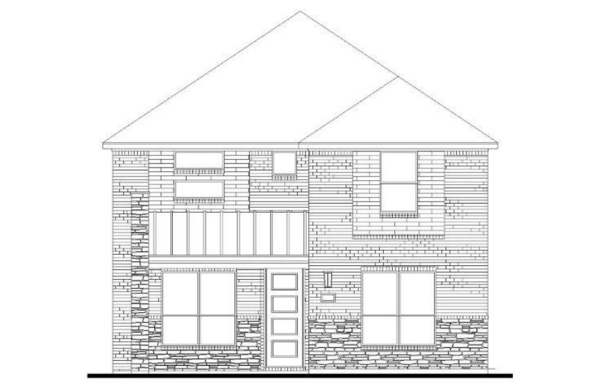 American Legend Plan 1404 Elevation C in The Grove Frisco