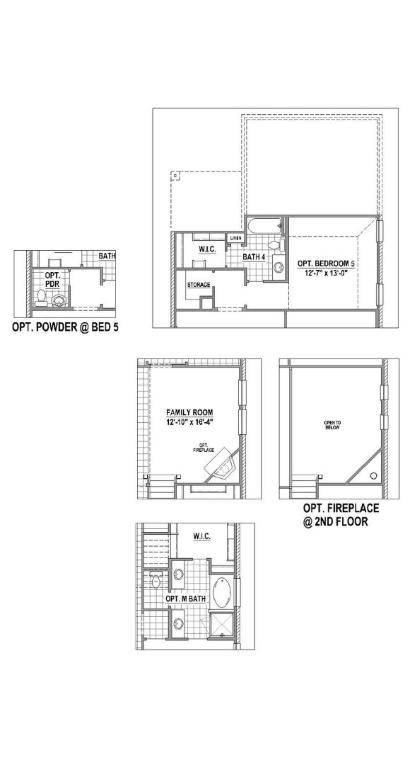 American Legend 1404 Floorplan Option2 in The Grove Frisco