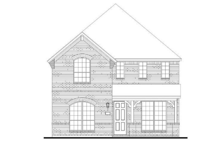American Legend Plan 1405 Elevation A in The Grove Frisco