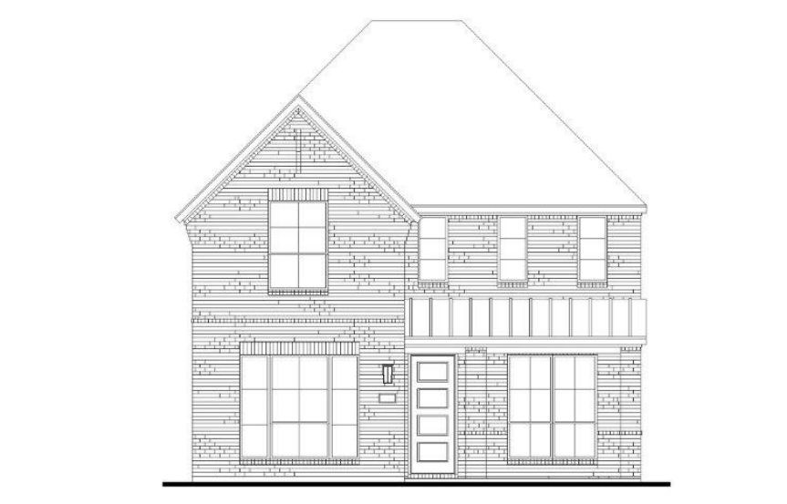 American Legend Plan 1405 Elevation B in The Grove Frisco