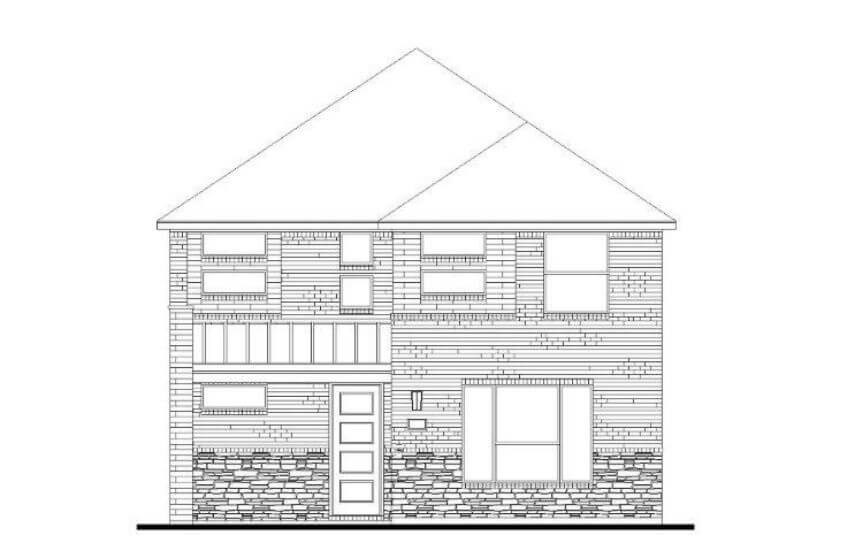 American Legend Plan 1407 Elevation C in The Grove Frisco