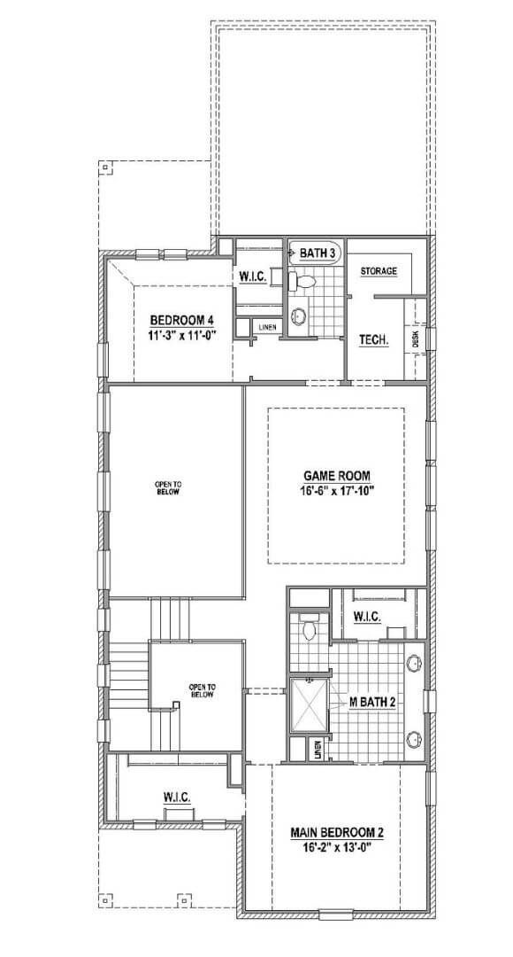 American Legend 1406 Floorplan Options1 in The Grove Frisco