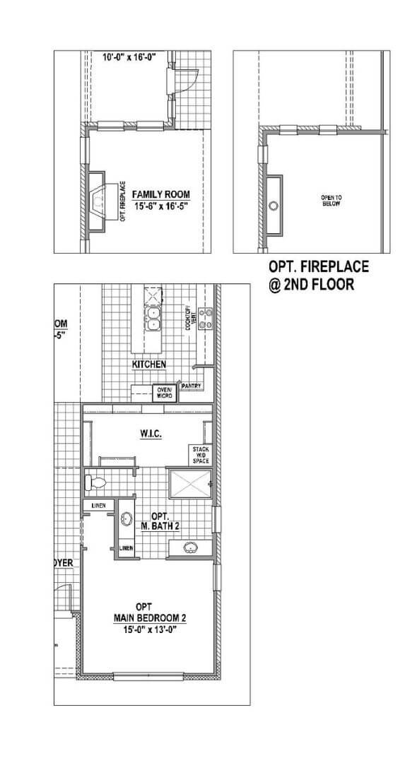 American Legend 1407 Floorplan Options1 in The Grove Frisco
