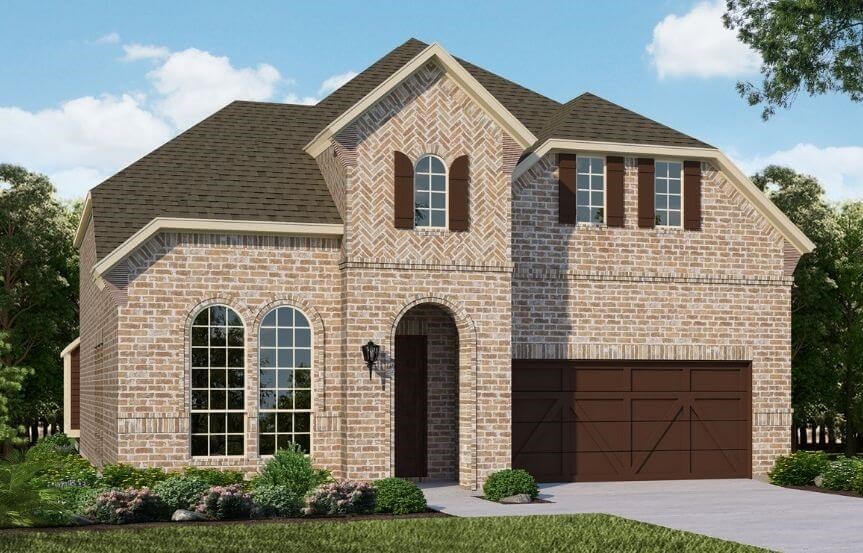 American Legend Plan 116 Elevation C Stone in The Grove Frisco