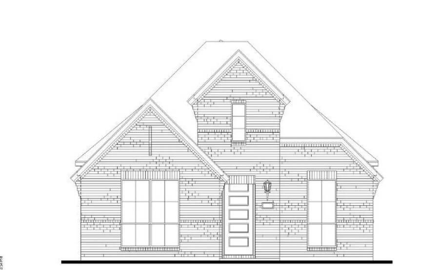 American Legend Plan 1408 Elevation C in The Grove Frisco