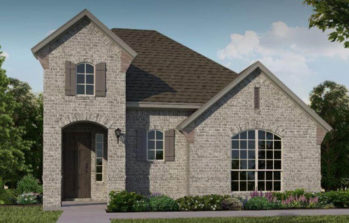 American Legend Plan 1401 Elevation A  in The Grove Frisco