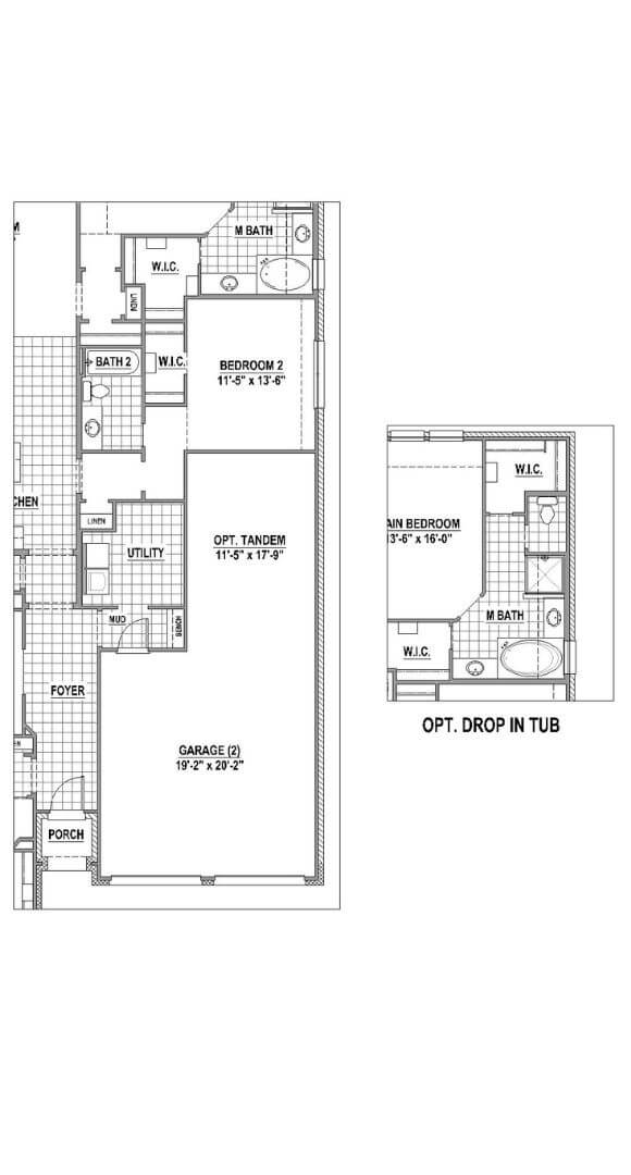 1140 Floorplan Options American Legend in The Grove Frisco