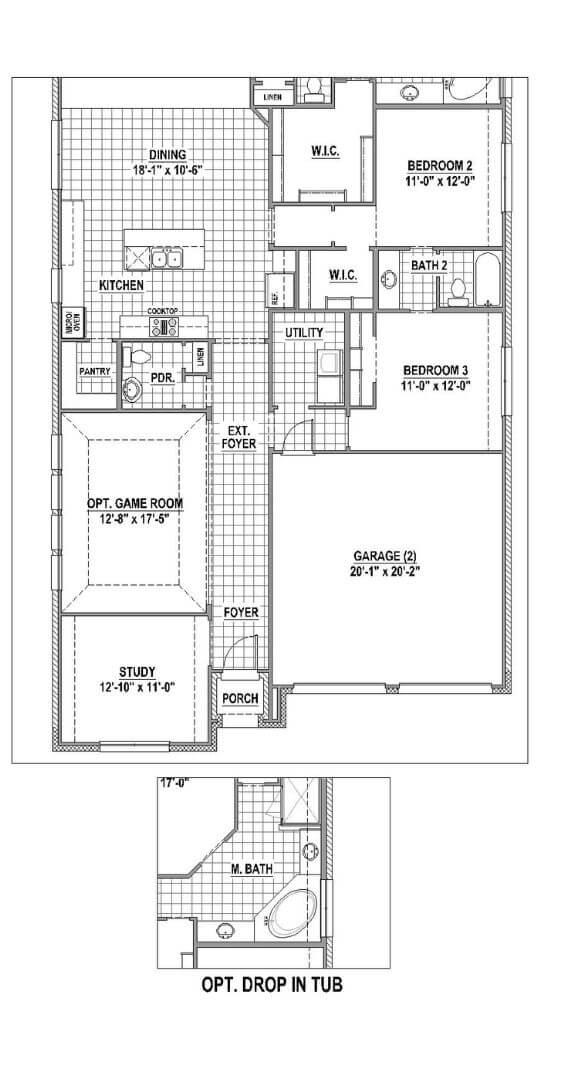 1141 Floorplan Options1 American Legend In The Grove Frisco