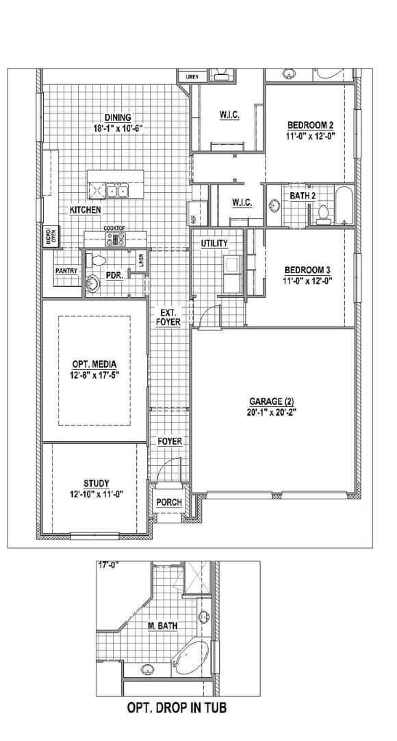 1141 Floorplan Options2 American Legend in The Grove Frisco