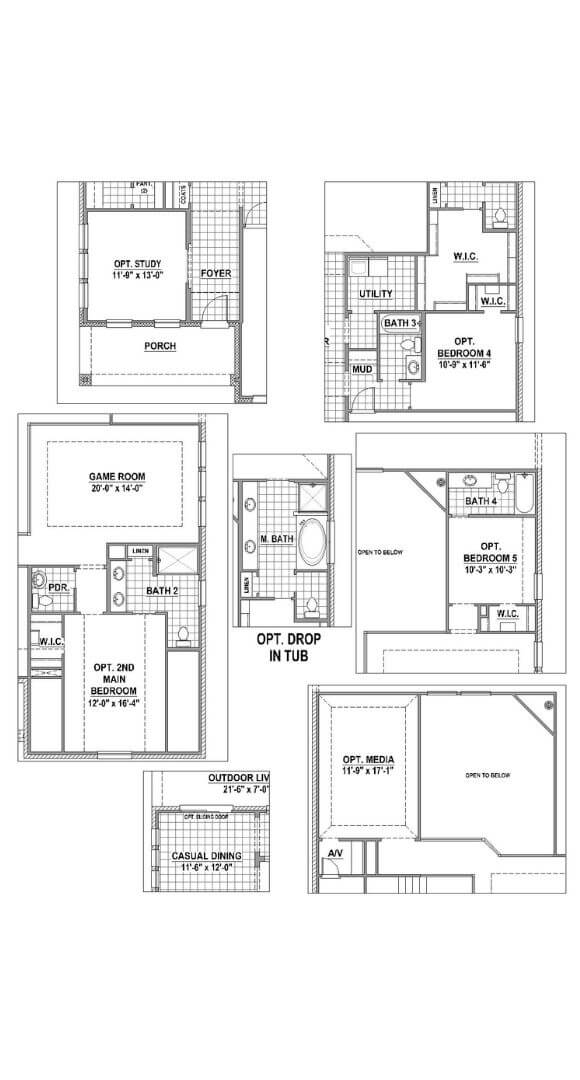 Floorplan 1148 Options American Legend in The Grove Frisco