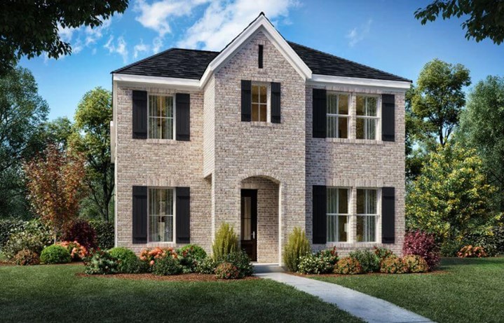 Elevation A 3104 Danbury Shaddock Homes in The Grove Frisco