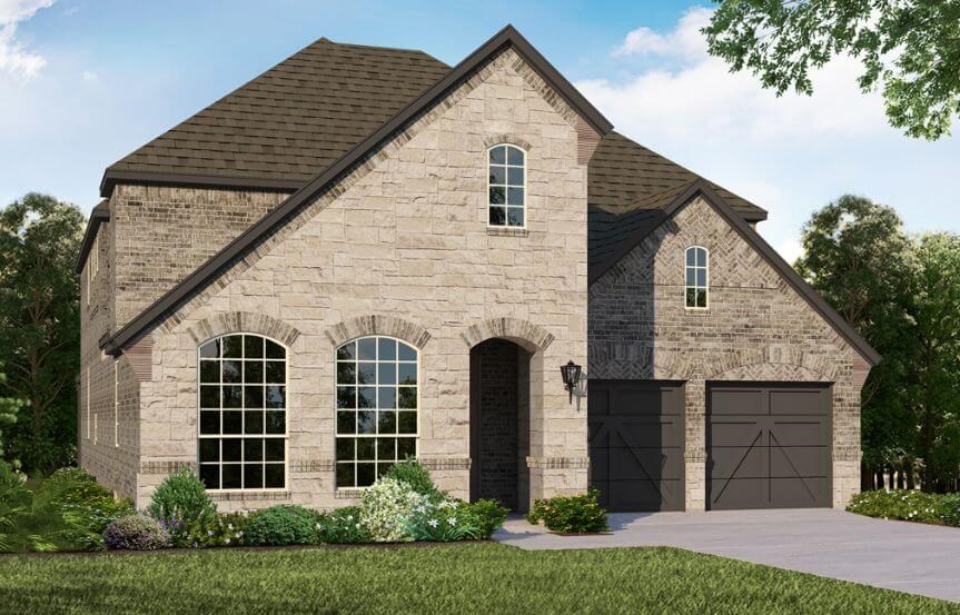 American Legend Plan 1509 Elevation B Stone in The Grove Frisco