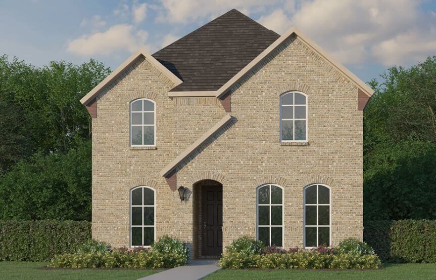Plan 1410 Elevation A American Legend in The Grove Frisco