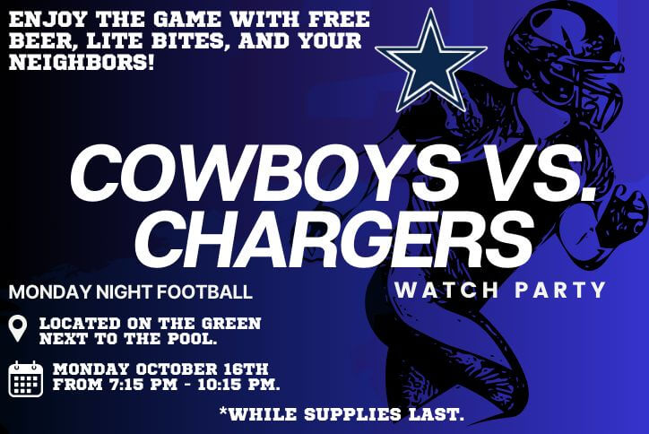 Football Watch Party at The Grove Frisco community