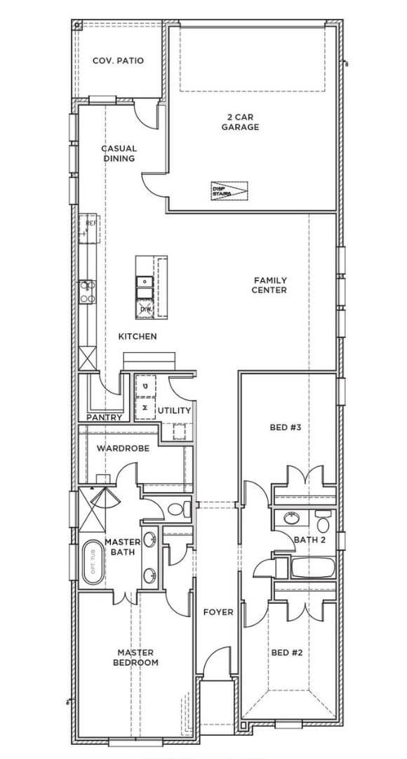 Coolidge 3122 Floorplan Shaddock Homes in The Grove Frisco