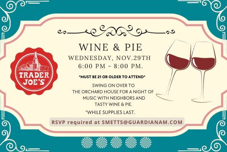 A Night of Wine and Pie Event at The Grove Frisco Community